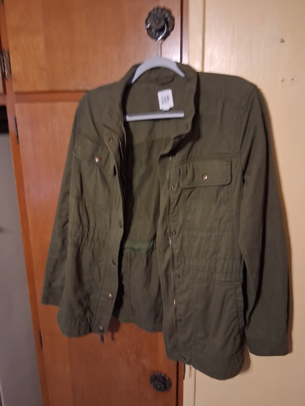 Womens Jacket From The Gap Size Medium Olive Green
